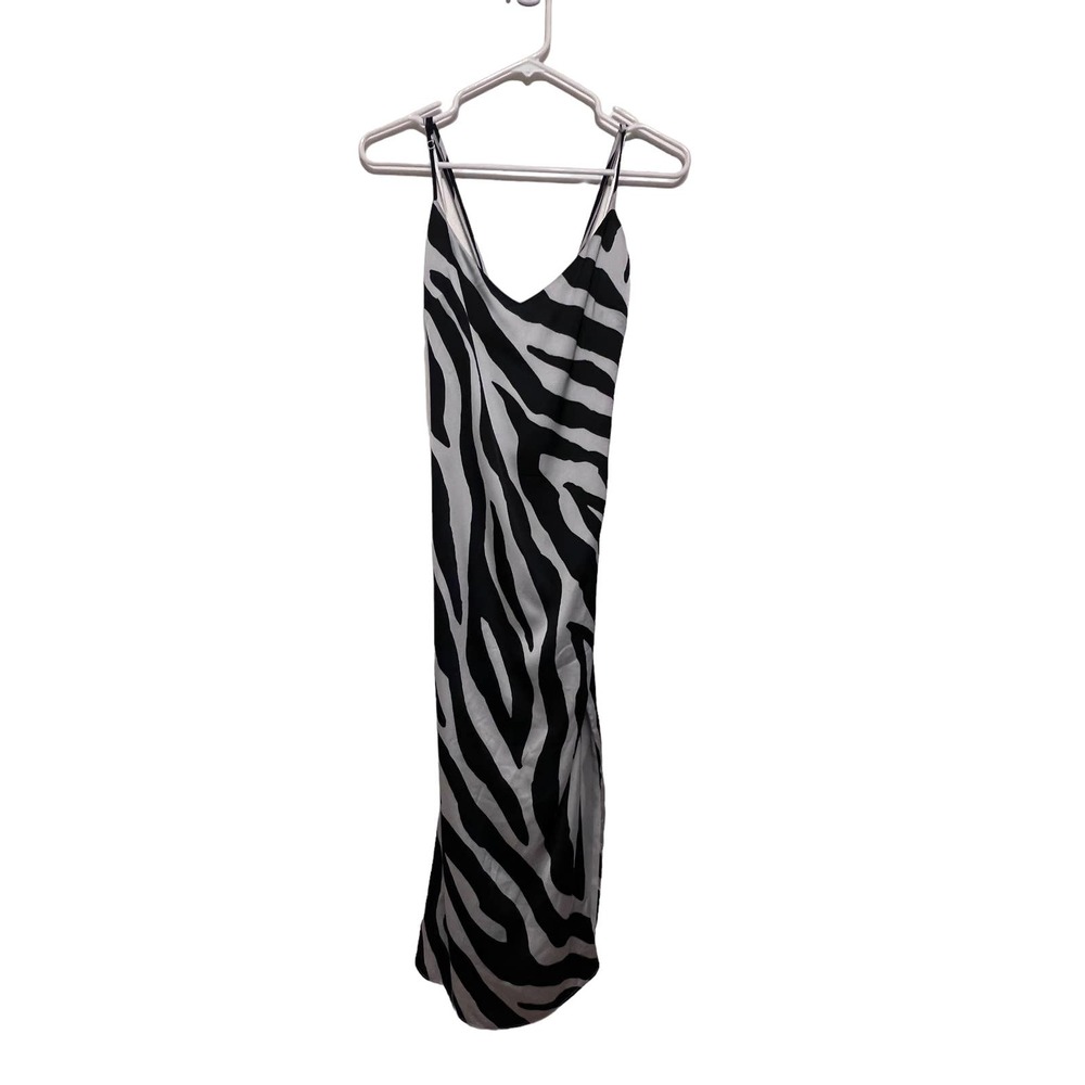 The East Order Nico Midi Dress Zebra Medium - Picture 2 of 9